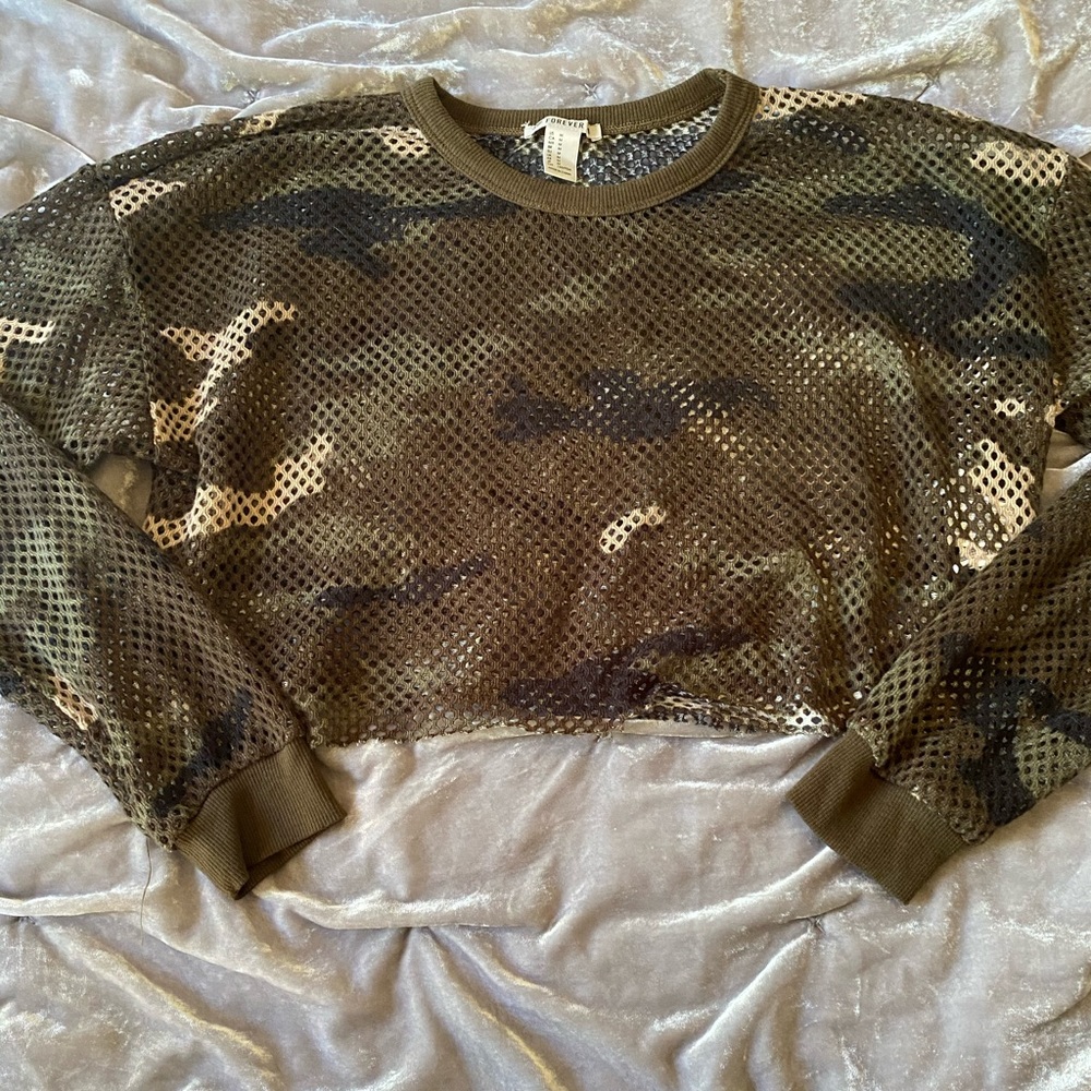 Camo Crop Top